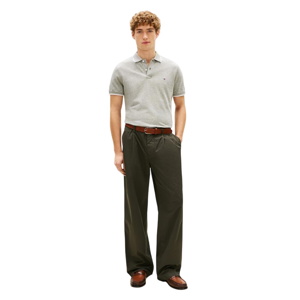 Tommy Hilfiger Regular Fit Pique Polo Shirt With Linen